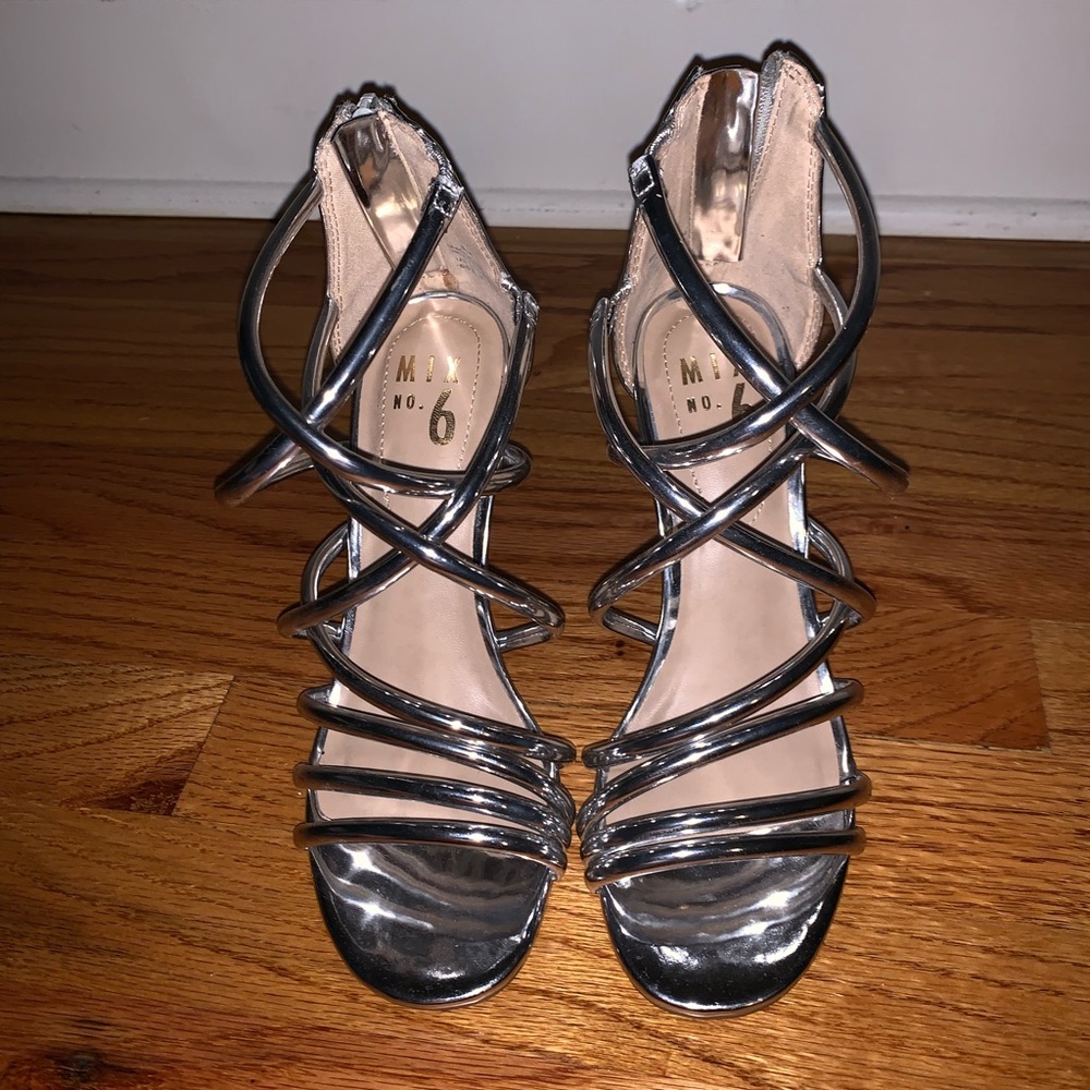 Silver heels